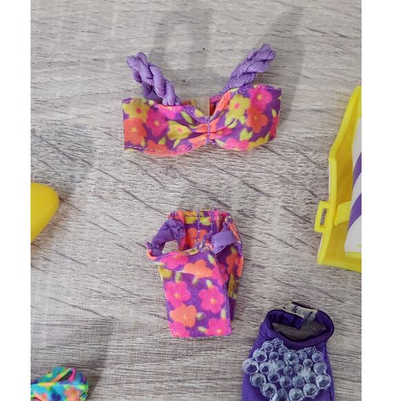 Vintage Barbie Swim suit Life Vest Beach Pool Summer Lifeguard Swimming Bikini - Picture 2 of 9